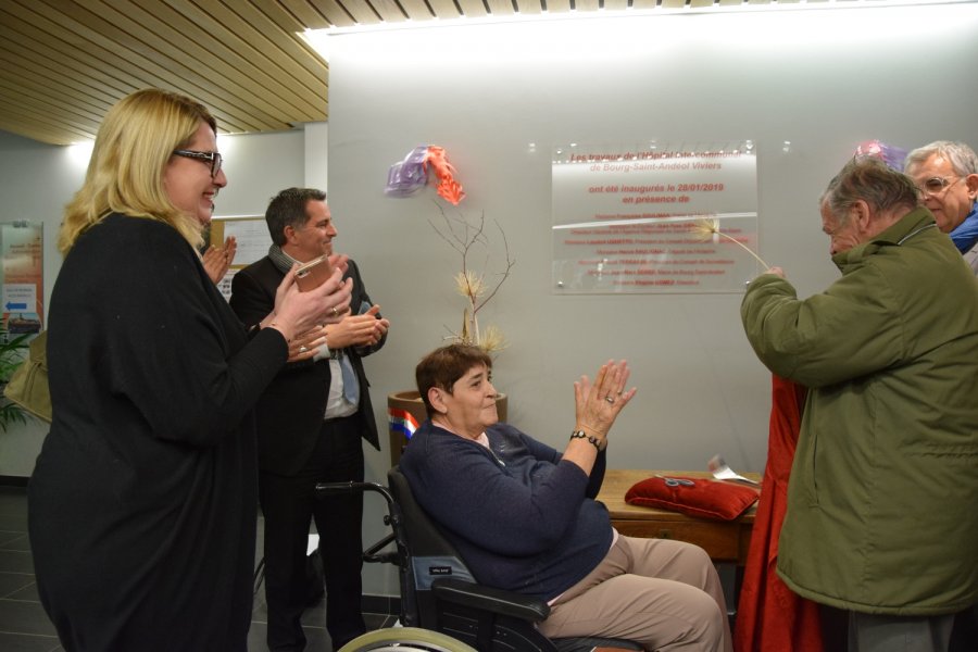 INAUGURATION/POSE D'UNE PLAQUE SOUVENIR